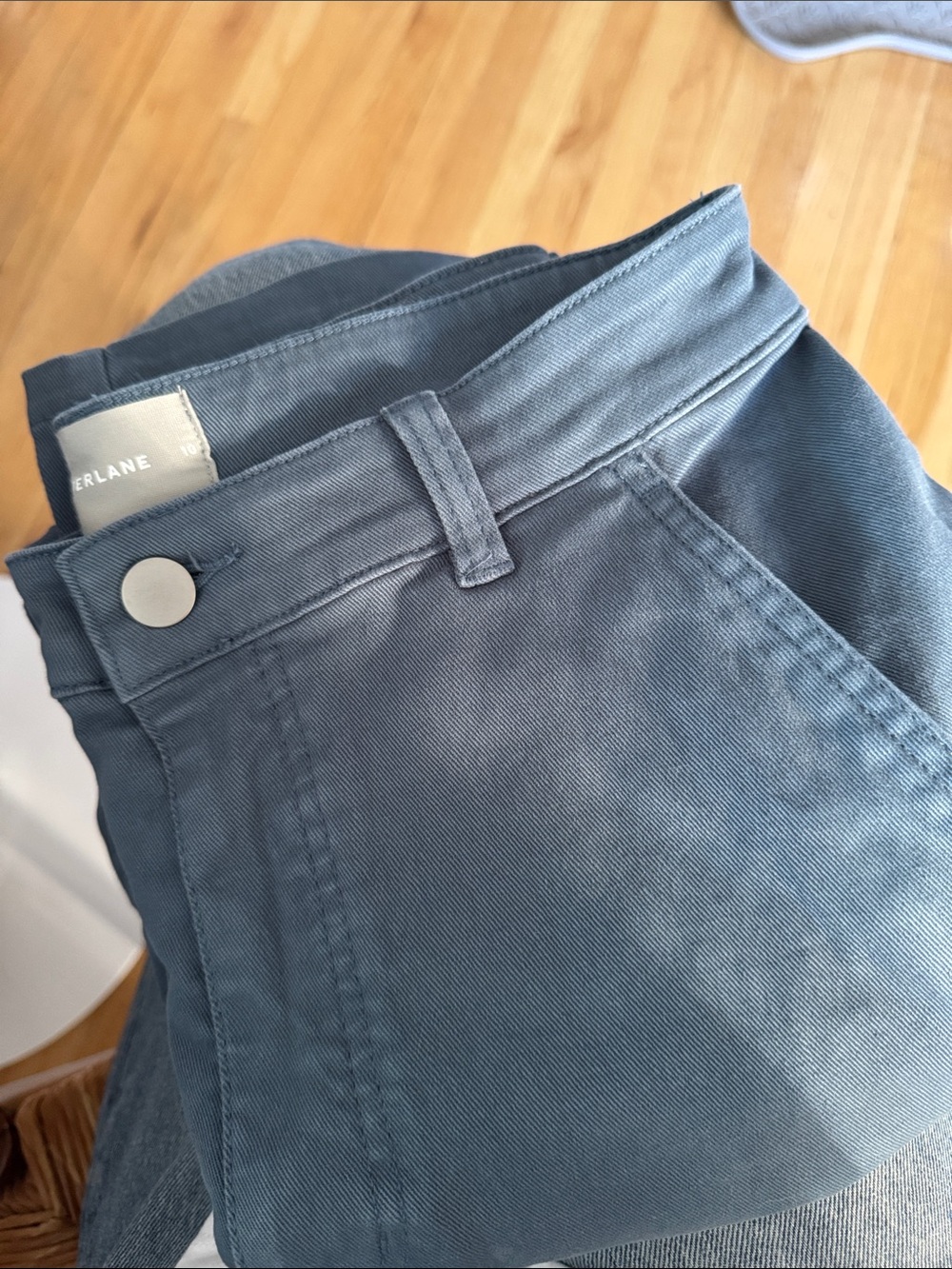 Everlane Blue Barrel Pants